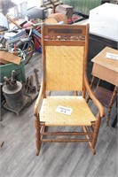 Cained Bottom Rocking Chair