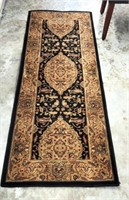 Runner Rug Black and Browns