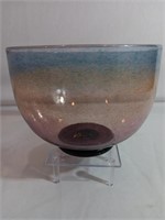 Cowdy Glass Gloucestershire Art Bowl