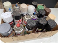 Lot Of Assorted Spray Paints