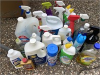 Lot Of Household Cleaning Products