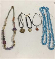Collection of Six Fashion Necklaces K16B