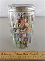 Vintage Coffee Jar w/ Marbles
