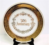 50th Anniversary Gold Tone Plate