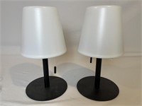 Lot of 2 Free Standing Table Lights