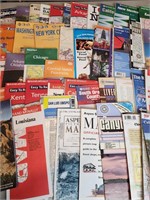 Huge Lot of State & Area MAPS