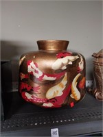 Decor Vase w/Fish
