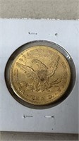1880 US 10 Dollar Gold Coin Liberty Head