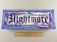 1991 Nightmare Video Board Game Complete