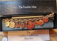 Franklin Mint Golden Caribbean Bracelet
