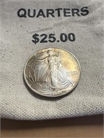 1995 1oz  Silver one dollar Walking Liberty coin