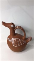 Decorative Clay Duck Pitcher Made In Mexico U15B