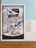 2010 Sports Memorabilia Auction Program Signed