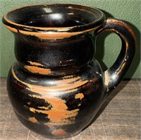 5" SIGNED POTTERY CUP OR MUG / SHIPS