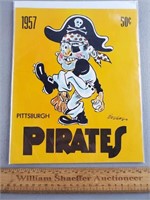 1957 Pittsburgh Pirates Program