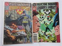 10 DC'S SUICIDE SQUAD COMICBOOKS-1990