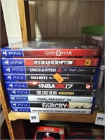 Lot of 9 Playstation 4 Games