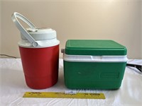 Rubbermaid and Pizza Hut Coolers