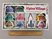 Vintage Alpine Village Christmas Houses