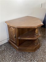 End Side Table with Shelf