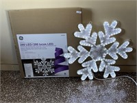 GE LED Snowflake Christmas Decoration in the box
