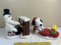 Hallmark Snowman - Snoopy and Woodstock C