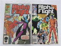 10 ALPHA FLIGHT COMICBOOKS-1984