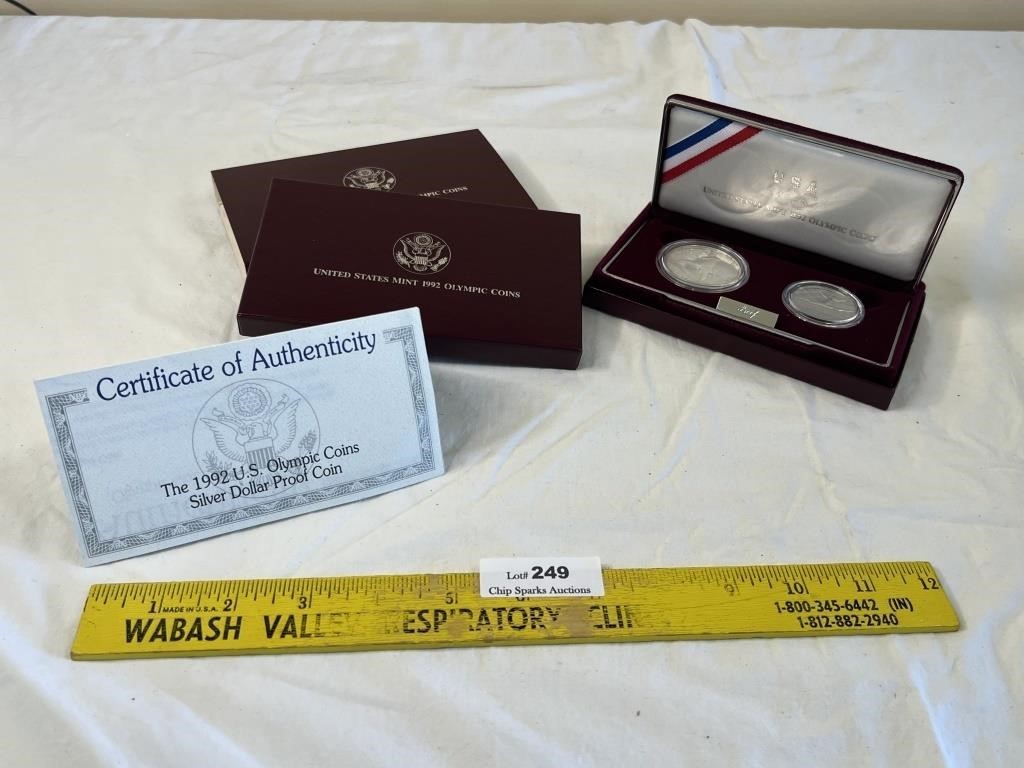 1992 The United States Olympic Proof Silver