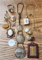 Antique Costume Jewelry, Miniature Frame