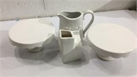Collection of White Ceramic Decor M12C