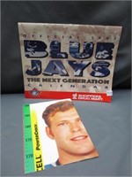 Blue Jays Calendar & MArtin Brodeur Growth Chart