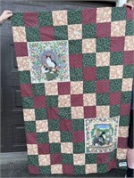 Cat Quilt made by WVCF Inmates.  Wabash Valley