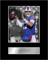 Buffalo Bills Josh Allen 8x10 Matted Facsimile