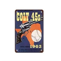 Houston Astros Colt 45s 8x12 Metal Sign
