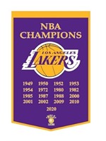 Los Angeles Lakers 3x5 NBA Champions Flag NEW