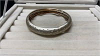 Sterling Silver 1/2" Thick 2.5" Wide Bracelet Ital