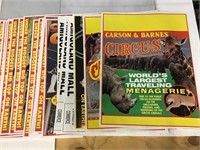 Vintage NOS Carson & Barnes Circus Posters 18x24.