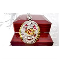 Kansas City Chiefs Pendant and Necklace NEW