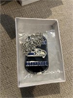 Seattle Seahawks Pendant and Necklace NEW