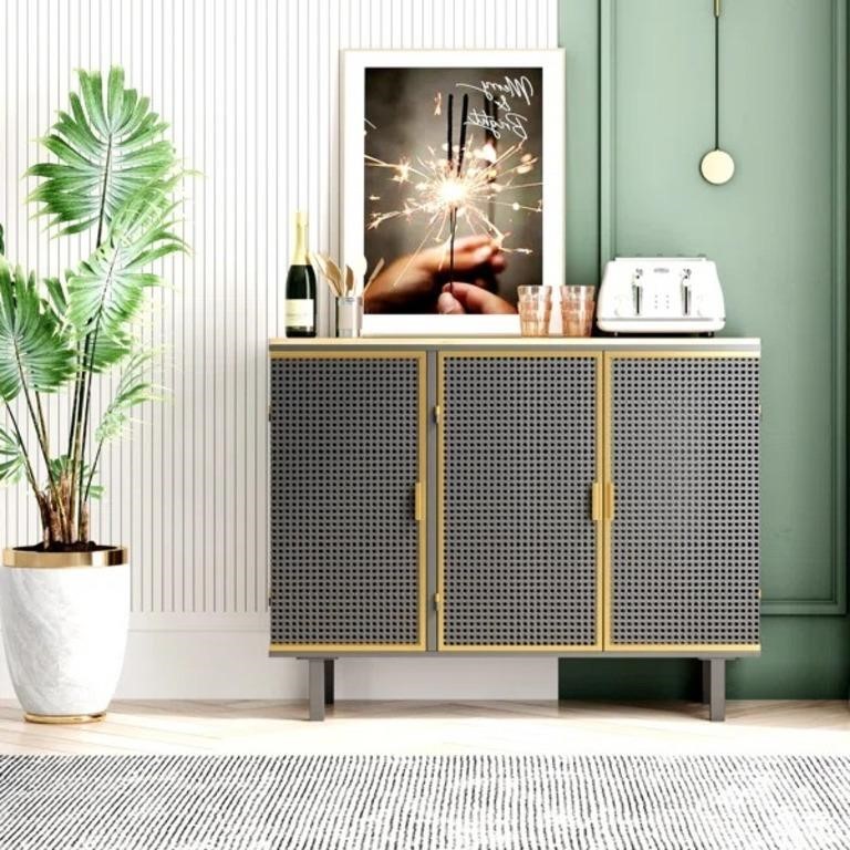 Everly Quinn 40.35'' Solid Wood Sideboard $779