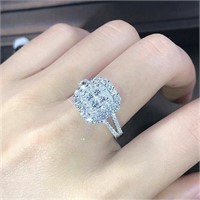 Gorgeous 925 Silver Plated Rings Women Jewelry