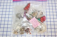 31 PAIRS CLIP-ON & SCREW ON EARRINGS & HAIR CLIPS