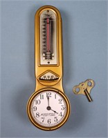 Antique 8-Day 7-Jewel Clock Thermostat