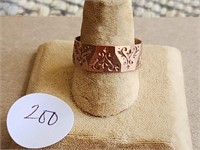 Victorian Rose Gold Unmarked Band Ring