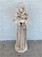 Saint Francis Statue 31in Tall, Cement