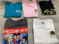 Set of 5 T-Shirts Size M - L