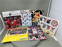 various hockey collectibles