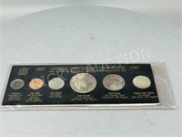 Canadian 1967 Centenial coin set