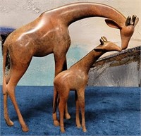 375 - PAIR OF LOET LTD ED GIRAFFE (L54)