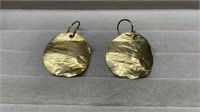 Sterling Silver Gold Washed Earrings 925